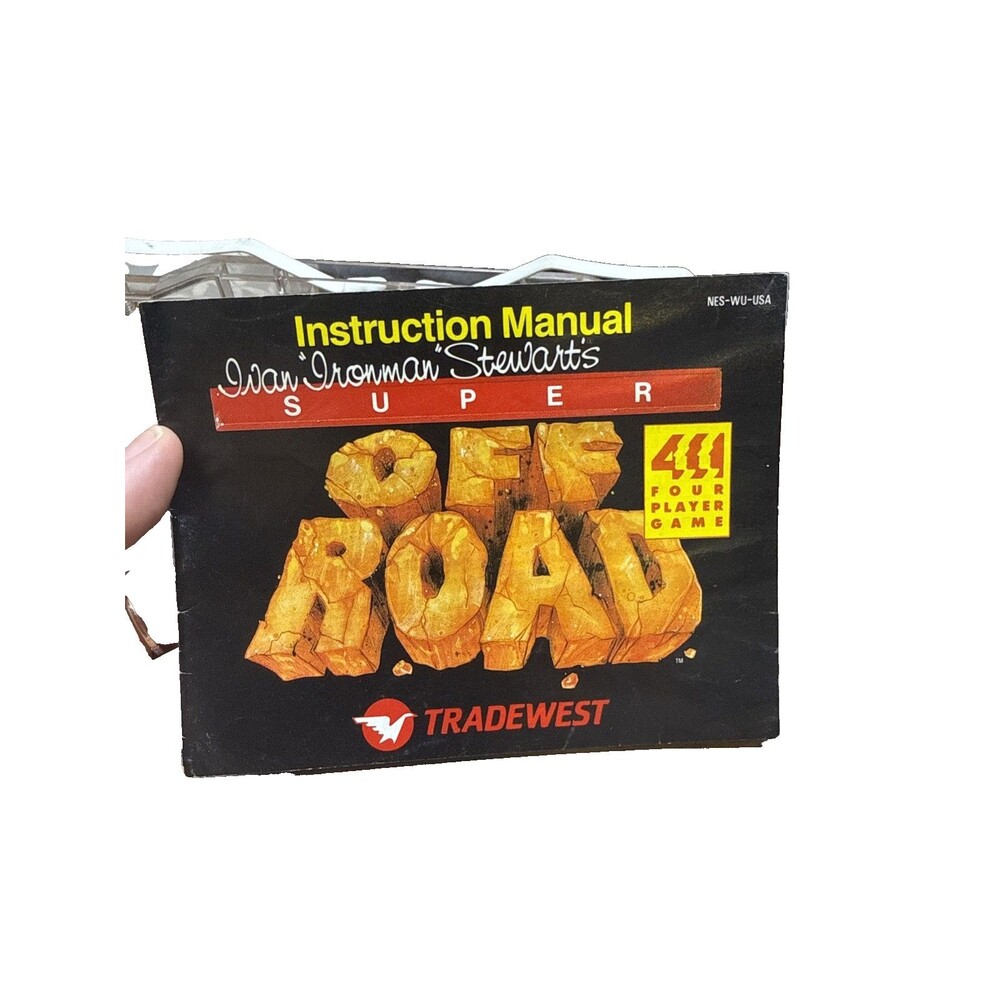 Super Off Road Nintendo NES 1991 Instruction Manual Original Authentic
